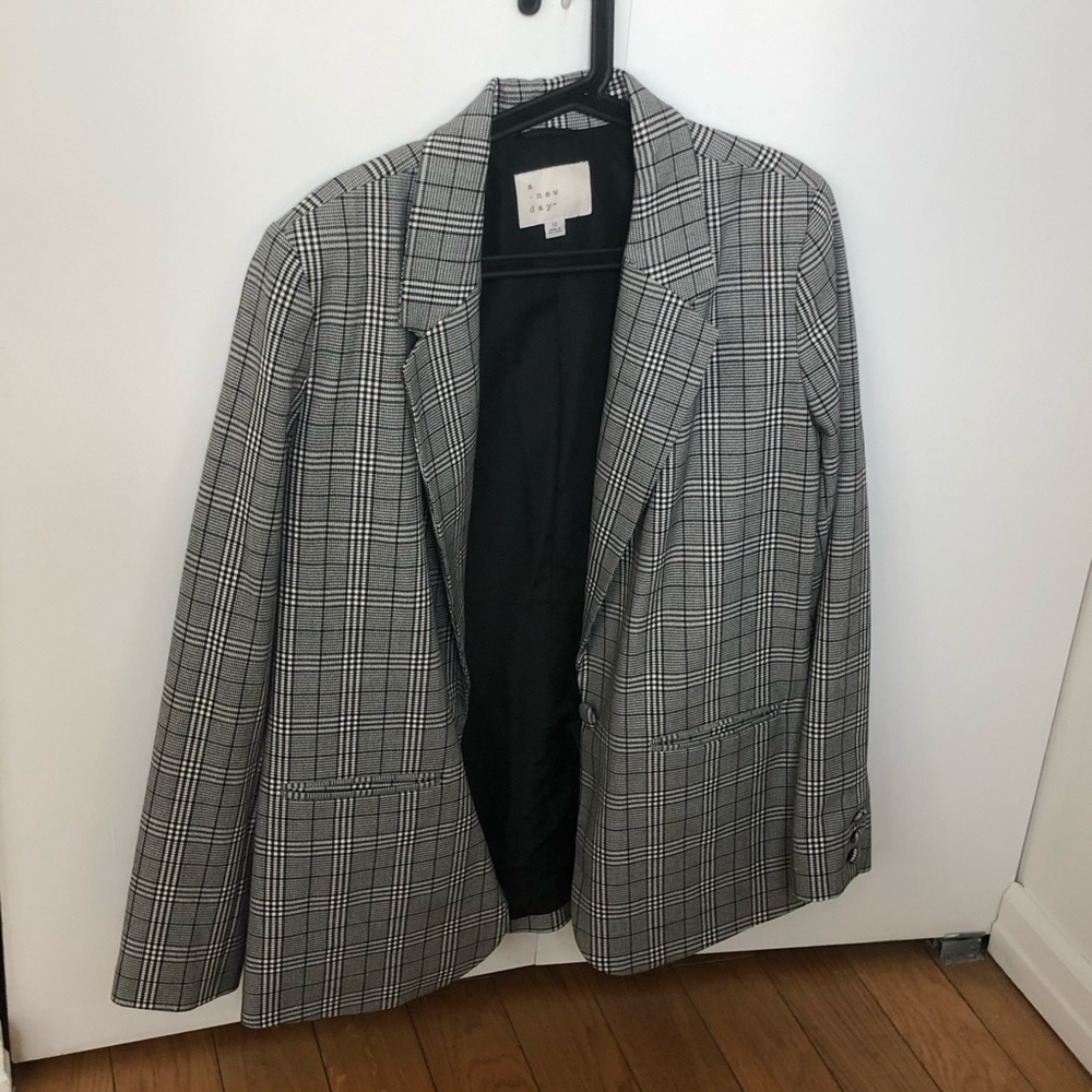 A NEW DAY Plaid Blazer / 12